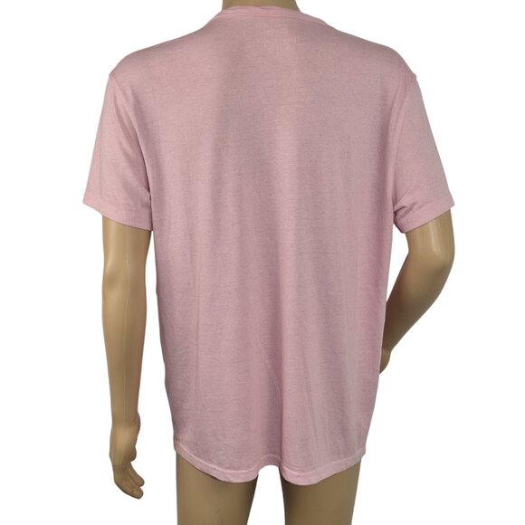 Lucky Brand Men's Size XXL T-Shirt Short Sleeve Pink (51) - Picture 3 of 12
